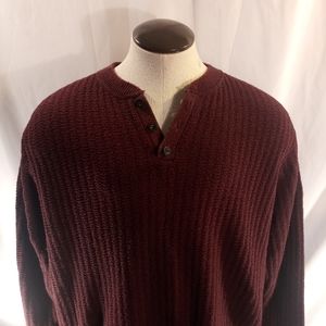 Bill Blass Vneck Pullover Sweater Size XL